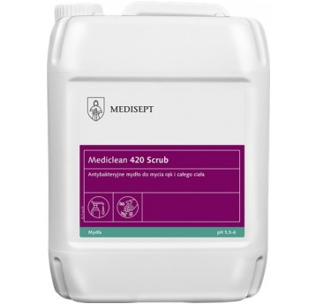 Mydło w płynie MEDICLEAN 420 SCRUB 5L antybakteryj