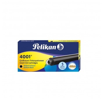 Naboje do pióra Pelikan długie czarne 5szt