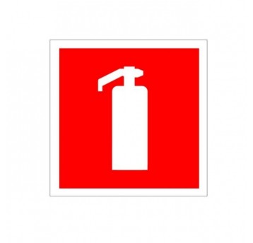 Naklejka GAŚNICA 15x15cm