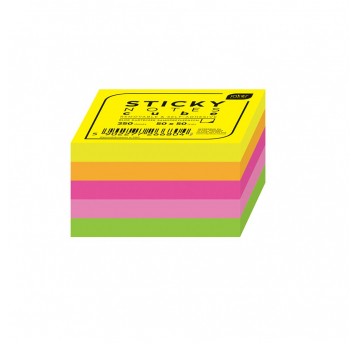 Notes samoprzylepny 50x50 FLUO 250k Interdruk
