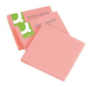 Notes samoprzylepny 76x76 RÓŻOWY Q-CONNECT