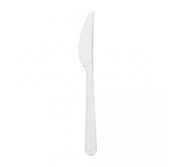 Nóż PS transp 50szt 18cm DELUXE PAPSTAR /20 REUSE