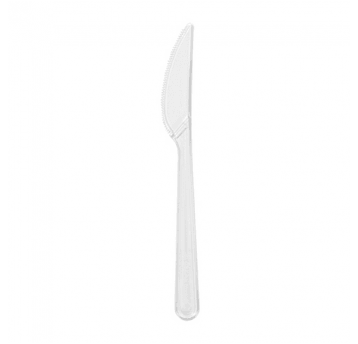 Nóż PS transp DELUXE PAPSTAR 18cm 50szt /20 REUSE