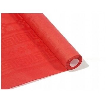 Obrus papier rolka 120cm x 6m CZERWONY 1szt /30