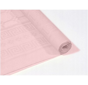 Obrus papier rolka 120cm x 6m RÓŻ JASNY 1szt /30