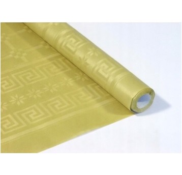 Obrus papier rolka 120cm x 6m ZŁOTY 1szt /30