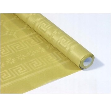 Obrus papier rolka 120cm x 6m ZŁOTY 1szt /30