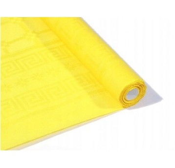 Obrus papier rolka 120cm x 6m ŻÓŁTY 1szt /30