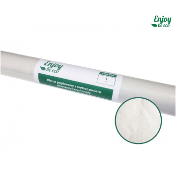 Obrus papier rolka 120cm x 9m ENJOY BIAŁY 1szt /25