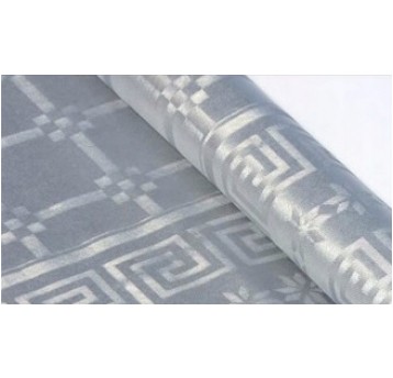 Obrus papier rolka 120cmx6m SREBRNY 1szt /30