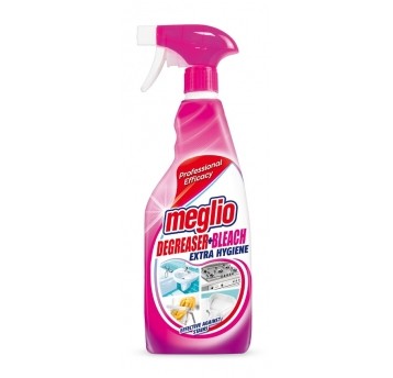 Odtłuszczacz MEGLIO + wybielacz różowy 650ml