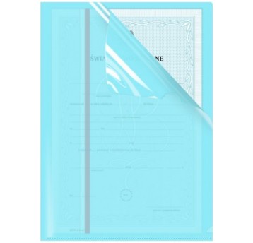 Ofertówka obwoluta typu L BIURFOL pastel NIEBIESKI