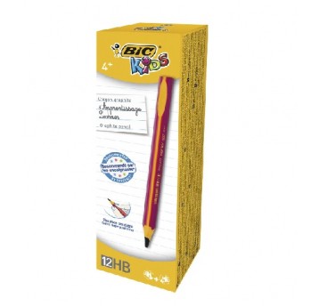 Ołówek trójkątny Róż Bic Kids Beginners HB