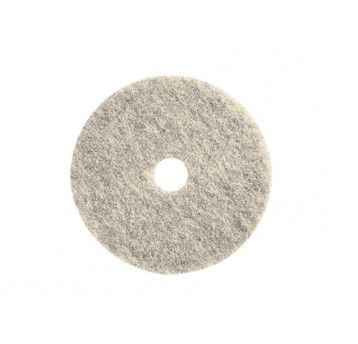 Pad maszynowy BIAŁY 19" okrągły