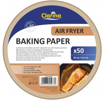 Papier do pieczenia AIR FRYER okragły 20cm 50 /48
