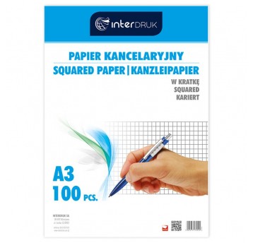 Papier kancelaryjny A3 # 100szt INTERDRUK