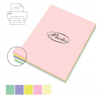 Papier ksero Protos A3 80G pastel mix 100szt