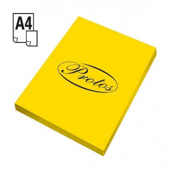 Papier ksero PROTOS A4 160G ŻÓŁTY 50szt