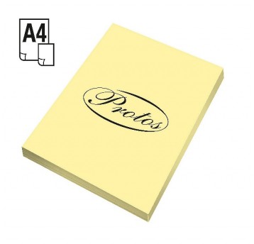 Papier ksero Protos A4 80G JASNY ŻÓŁTY 100szt
