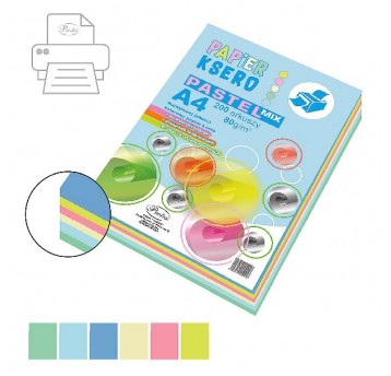 Papier ksero Protos A4 80G mix 200szt