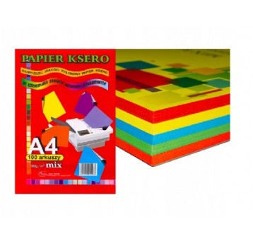 Papier ksero Protos A4 80G MIX intens.kolor 100szt