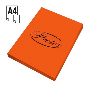 Papier ksero Protos A4 80G POMARAŃCZOWY '100'