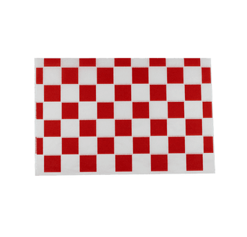 Papier pakowy 30x40cm PE KRATKA CZERWONA 1000szt