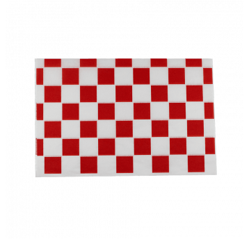 Papier pakowy 30x40cm PE KRATKA CZERWONA 1000szt