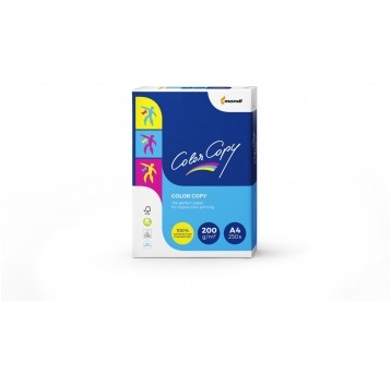 Papier satynowany Mondi A4 biały 200g 250k