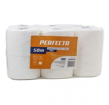 Papier toalet jumbo mini 2W 50m PERFECTO 12rol