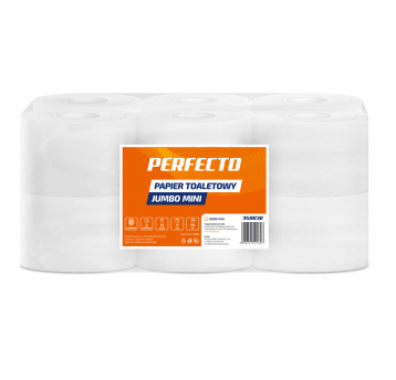 Papier toalet jumbo mini 2W 50m PERFECTO 12rol