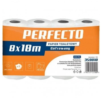 Papier toaletowy 2W PERFECTO 18m celuloza 8rol /7