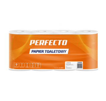 Papier toaletowy 2W PERFECTO 18m celuloza 8rol /7