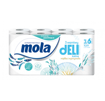Papier toaletowy 3W MOLA DELI Morska 16rol /3