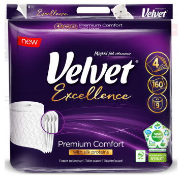 Papier toaletowy 4W VELVET EXCELLENCE 9rol /5