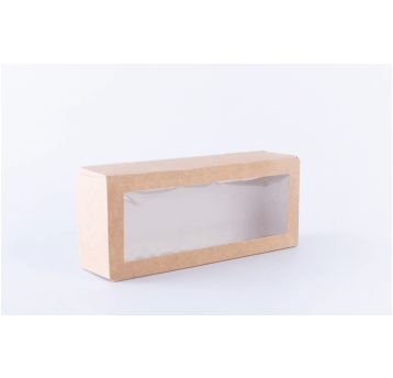 Papierowe pudełko okienko SUSHI 22x9x5cm 300szt