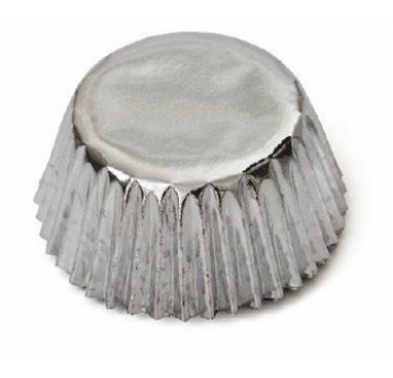 Papilotka SREBRNA 50x32mm 75szt