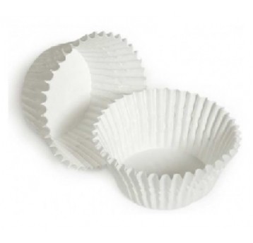 Papilotki do ciast papier 45X25 BIAŁE 200szt