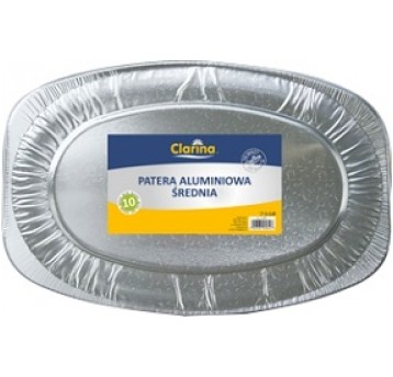 Patera aluminiowa CLARINA średni 45x29cm 10szt /10