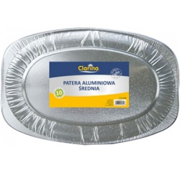 Patera aluminiowa CLARINA średni 45x29cm 10szt /10