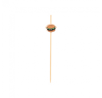 Patyczki bambusowe BURGER 12cm 100szt