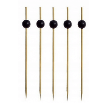 Patyczki bambusowe CZARNA PERŁA 12,5cm 250szt