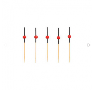 Patyczki bambusowe CZERWONA PERŁA 7cm 250szt