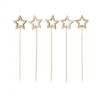 Patyczki bambusowe GWIAZDA STAR 14cm 100szt /8