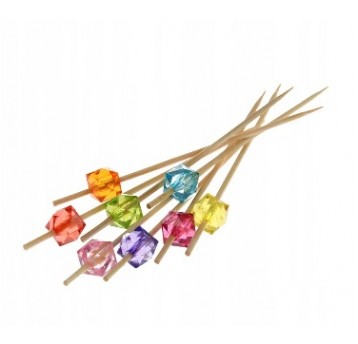 Patyczki bambusowe z kryształkami 24szt