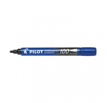 PILOT marker pernamentny okrągły 100 NIEBIESKI /12