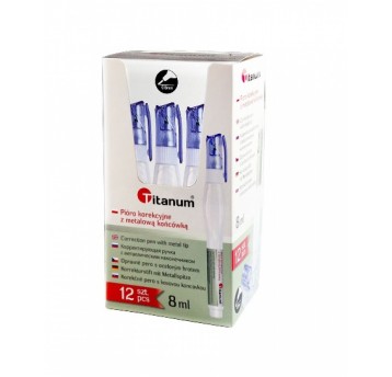 Pióro korekcyjne TITANUM 8ML /12