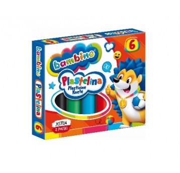 Plastelina BAMBINO 6 kolorów