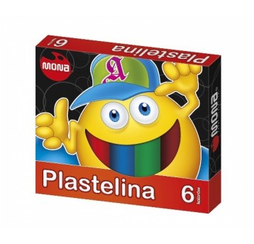 Plastelina MONA 6 kolorów