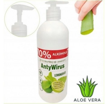 Płyn do dezynfekcji rąk i powierz ANTYWIRUS 500ml